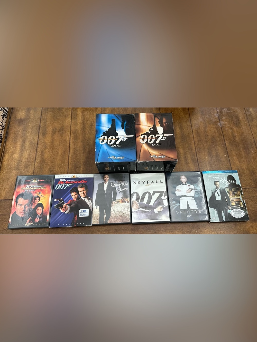 James Bond DVD Box Set Collection Lot